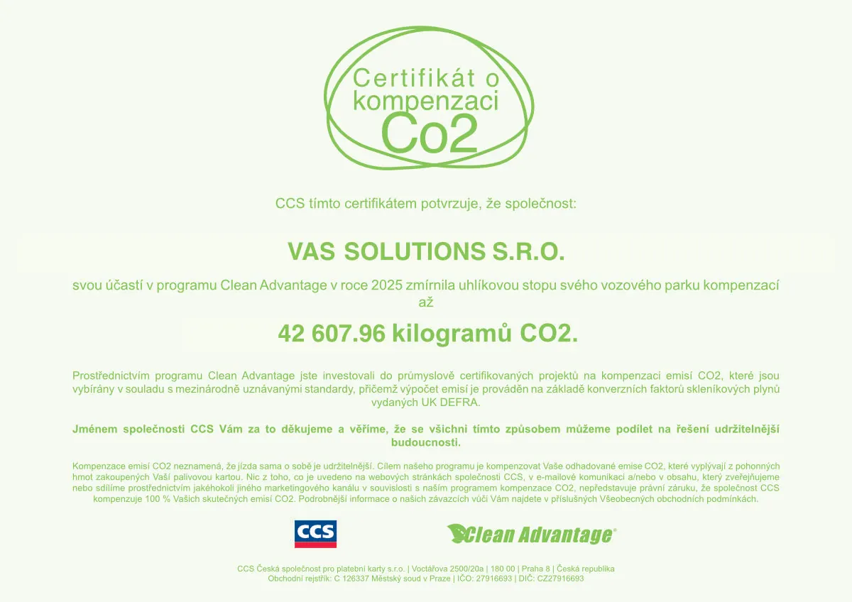 Certyfikat Clean Advantage 2025